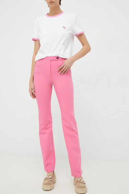 ροζ Παντελόνι Sisley Γυναικεία