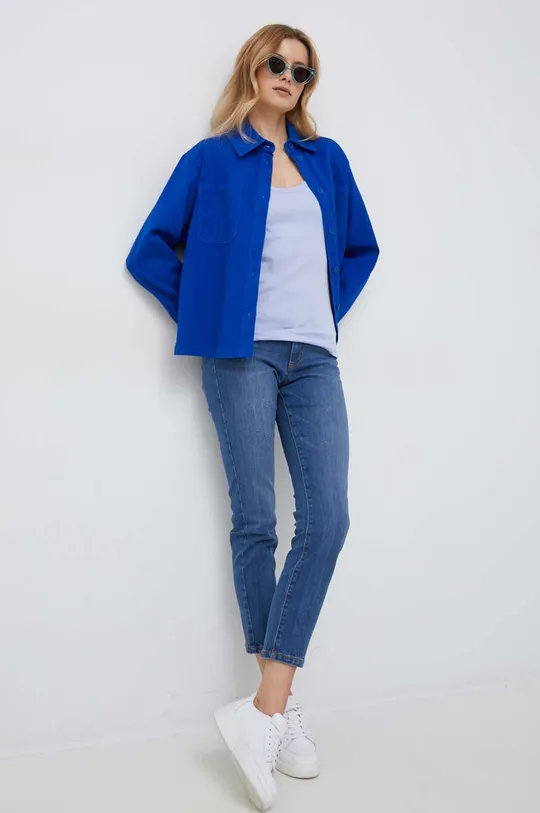 niebieski Sisley jeansy Papeete Damski