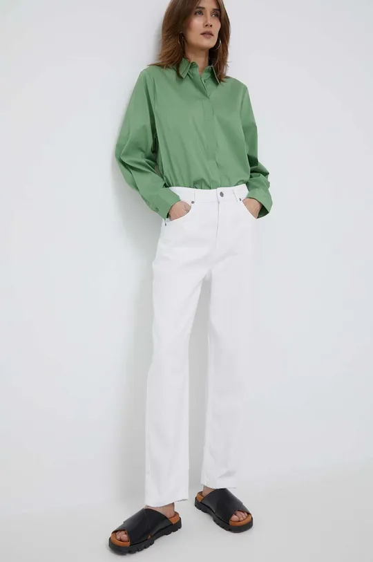 λευκό Τζιν παντελόνι United Colors of Benetton Γυναικεία