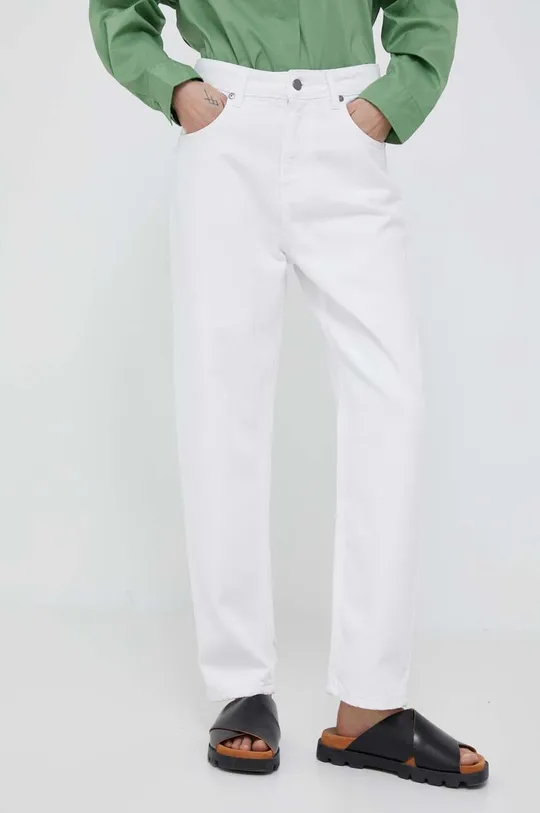 λευκό Τζιν παντελόνι United Colors of Benetton