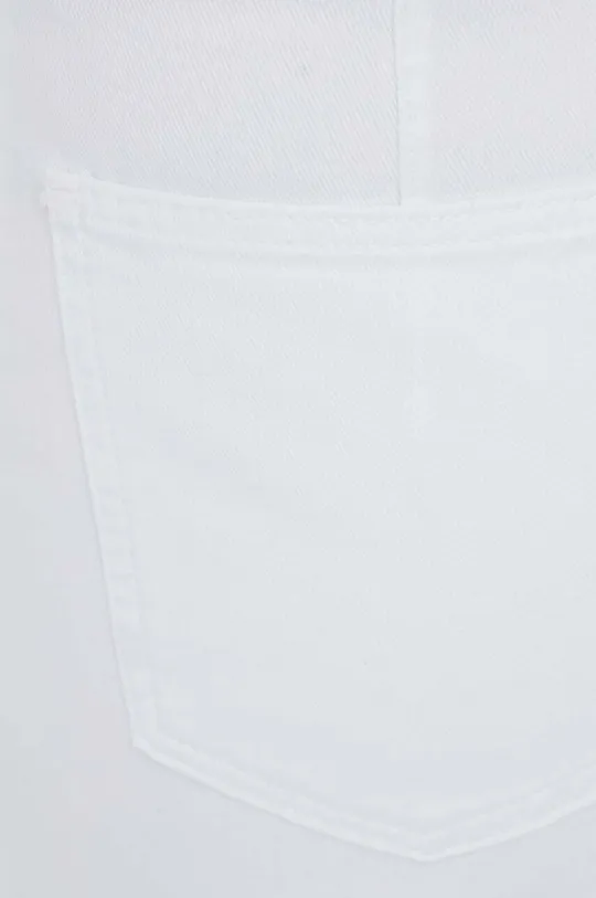 biały United Colors of Benetton jeansy bawełniane