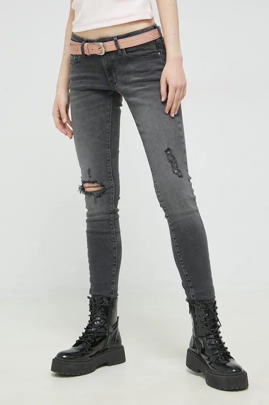 szary Tommy Jeans jeansy Sophie Damski