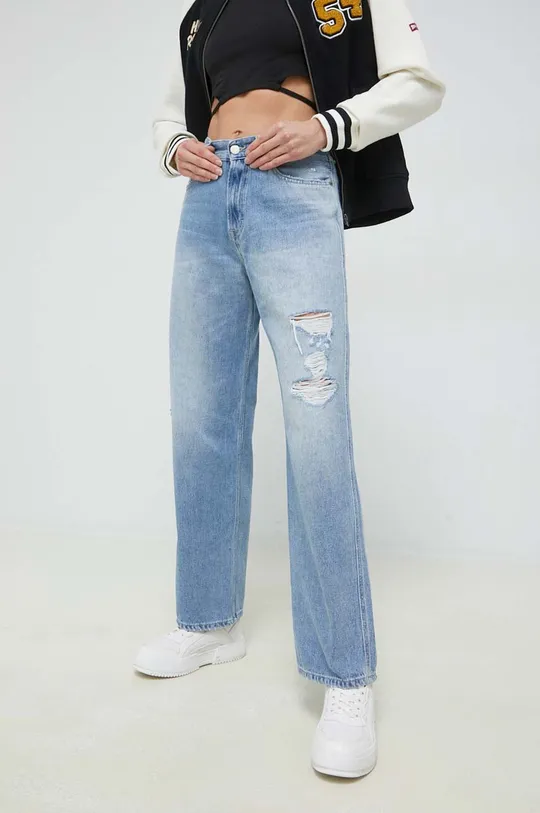 niebieski Tommy Jeans jeansy Betsy Damski