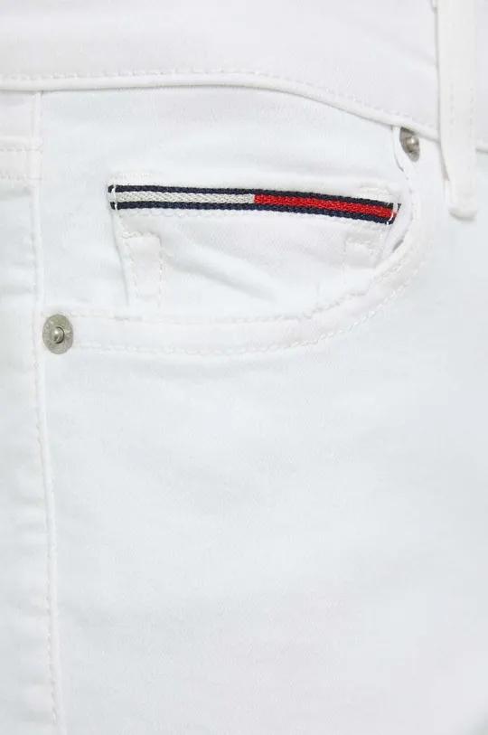 biały Tommy Jeans jeansy