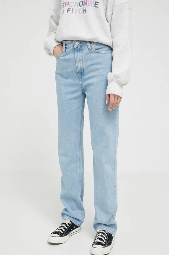 μπλε Τζιν παντελόνι Tommy Jeans Julie Γυναικεία