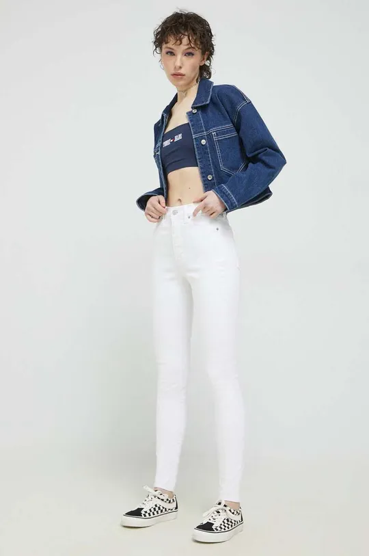 Tommy Jeans jeansy Sylvia biały