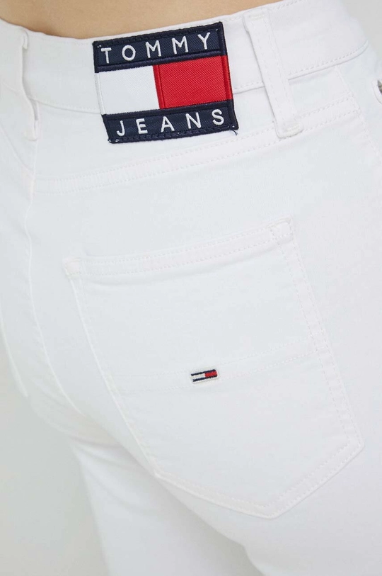 biały Tommy Jeans jeansy Sylvia