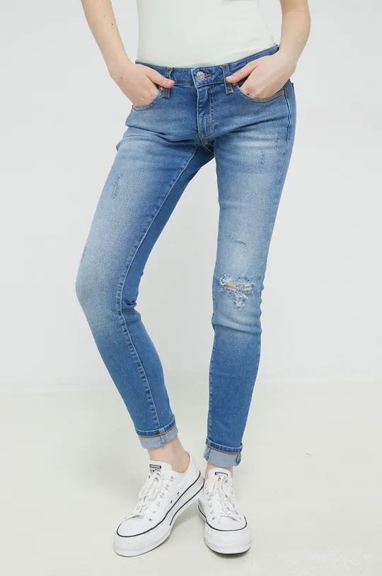 μπλε Τζιν παντελόνι Tommy Jeans Sophie Γυναικεία