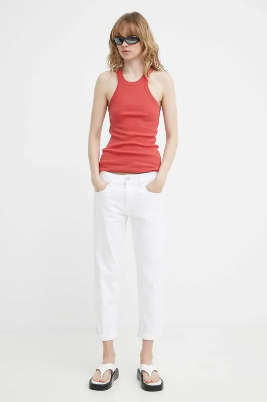 Τζιν παντελόνι G-Star Raw Kate λευκό