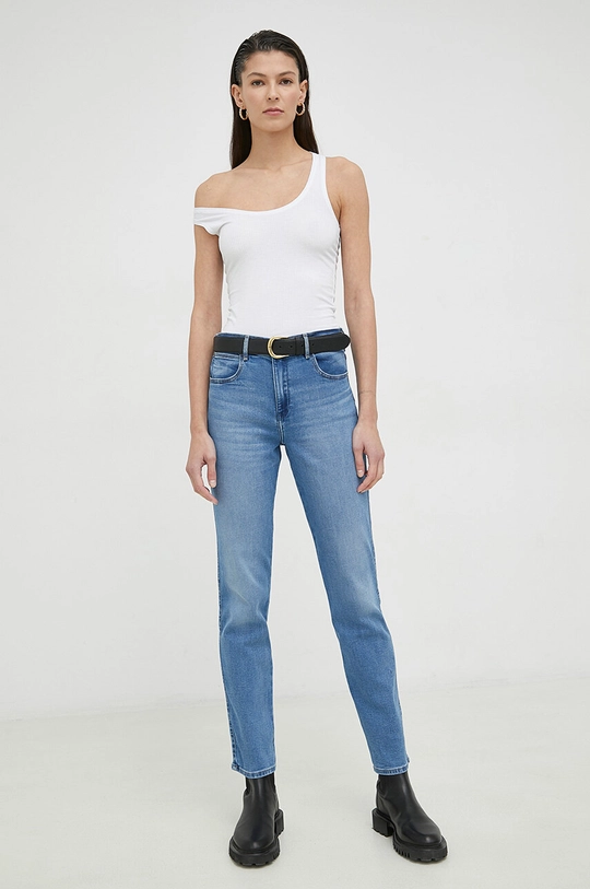 Wrangler jeansy Slim niebieski