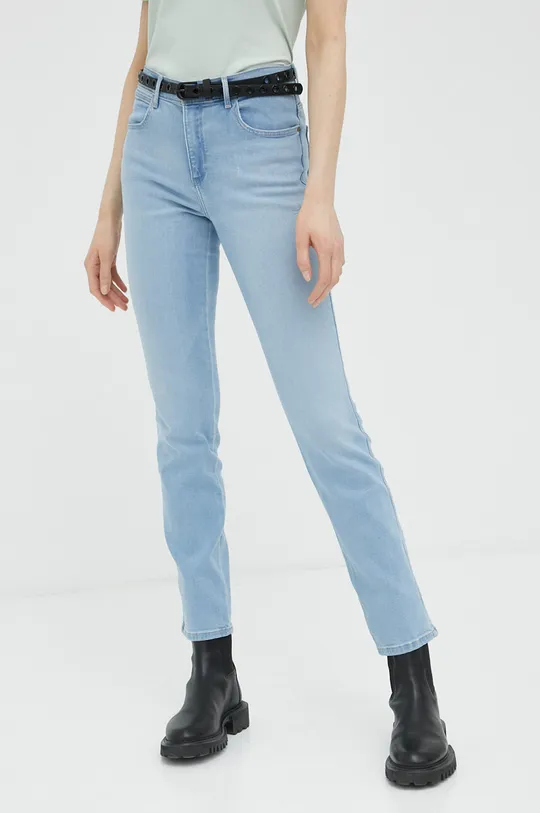 niebieski Wrangler jeansy Slim 610 Damski