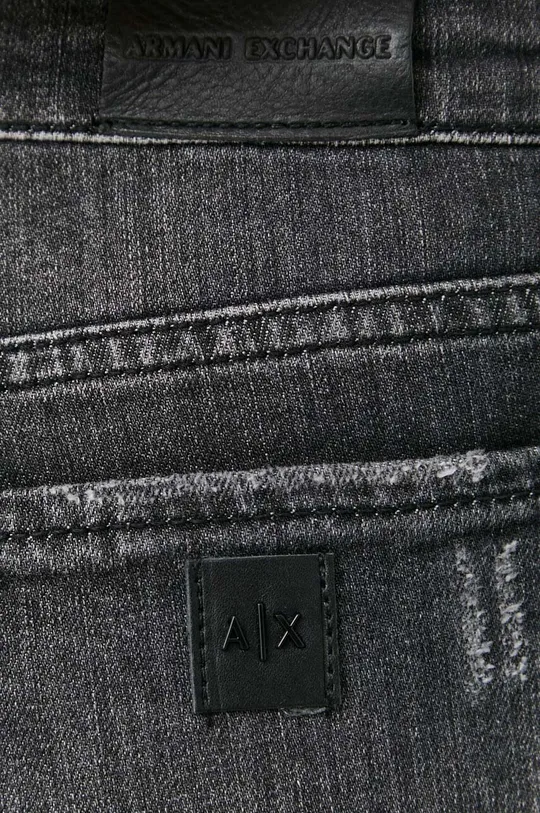 szary Armani Exchange jeansy
