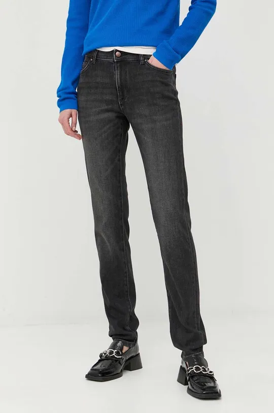 szary Mustang jeansy Style Crosby Relaxed Slim Damski