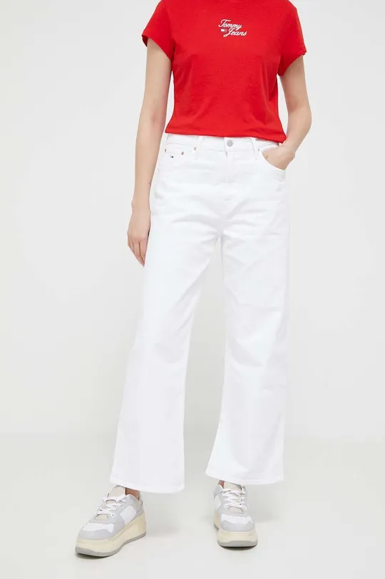 λευκό Τζιν παντελόνι Tommy Jeans BETSY Γυναικεία