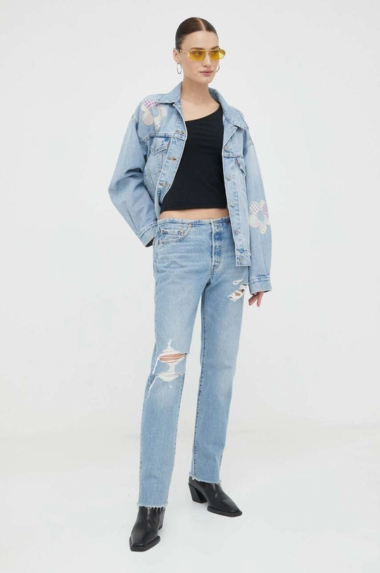 Levi's jeansy 501 niebieski