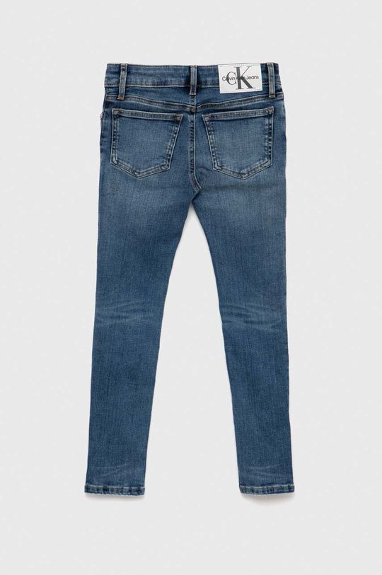 Calvin Klein Jeans jeansy dziecięce stalowy niebieski