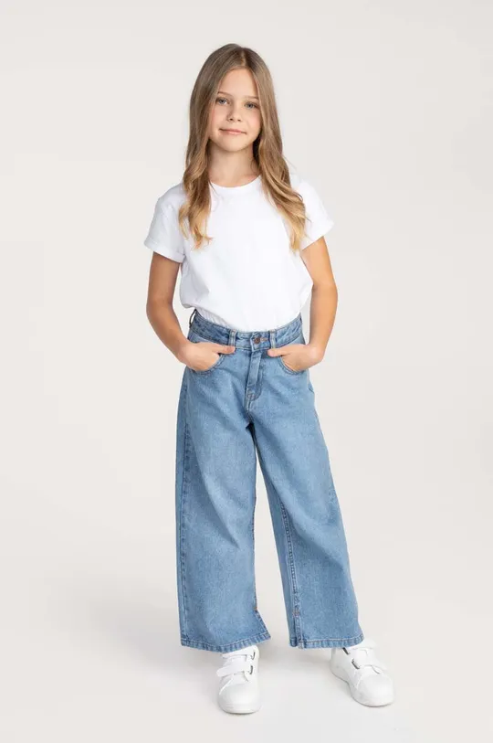 тёмно-синий Детские джинсы Coccodrillo Для девочек