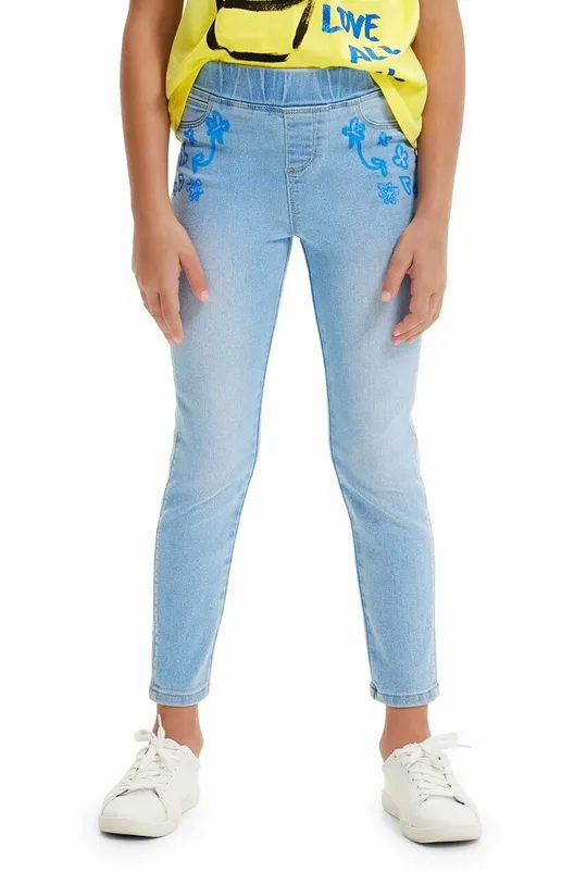 блакитний Дитячі джинси Desigual Для дівчаток