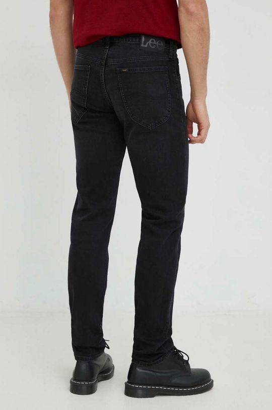Lee jeansy Daren Zip Fly Pitch Black 99 % Bawełna, 1 % Elastan