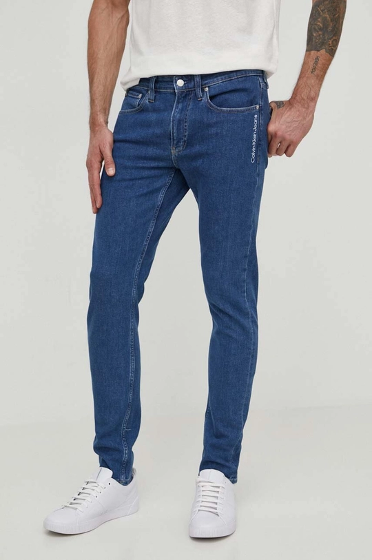 niebieski Calvin Klein Jeans jeansy Męski