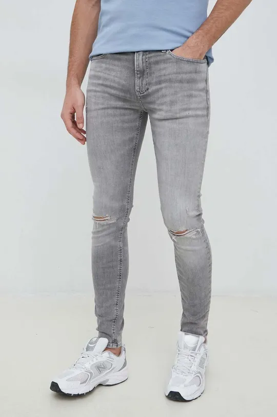siva Kavbojke Calvin Klein Jeans Moški