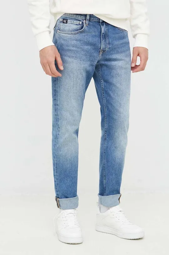 niebieski Calvin Klein Jeans jeansy Męski