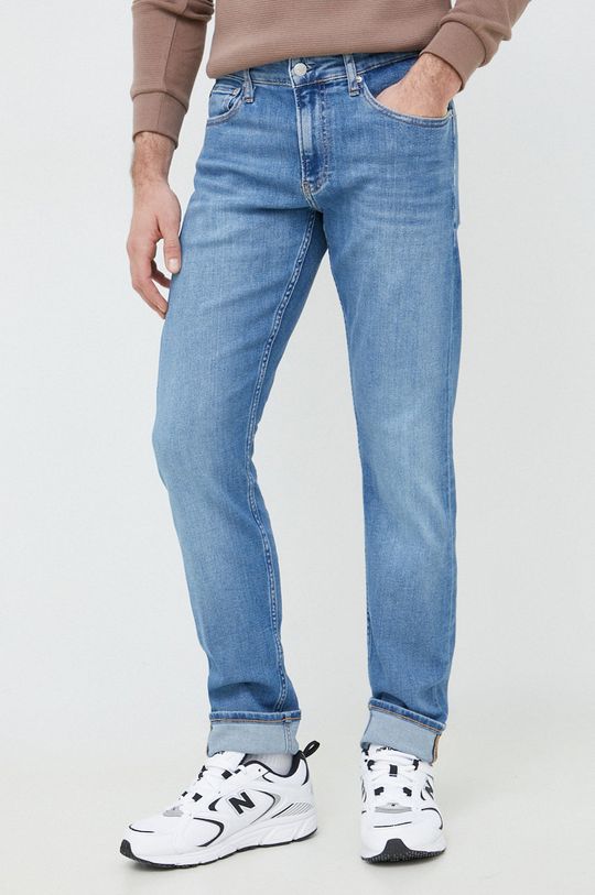 albastru Calvin Klein Jeans jeansi De bărbați