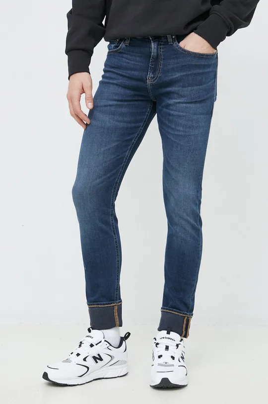 granatowy Calvin Klein Jeans jeansy Męski