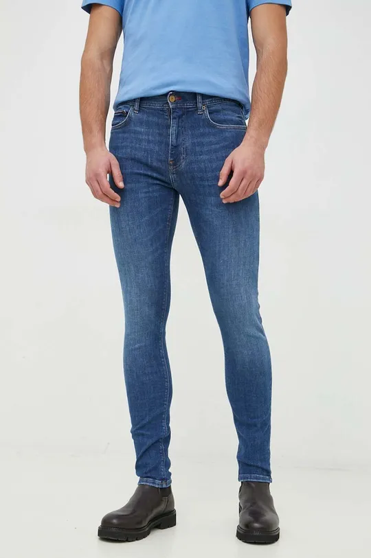 niebieski Tommy Hilfiger jeansy layton Męski