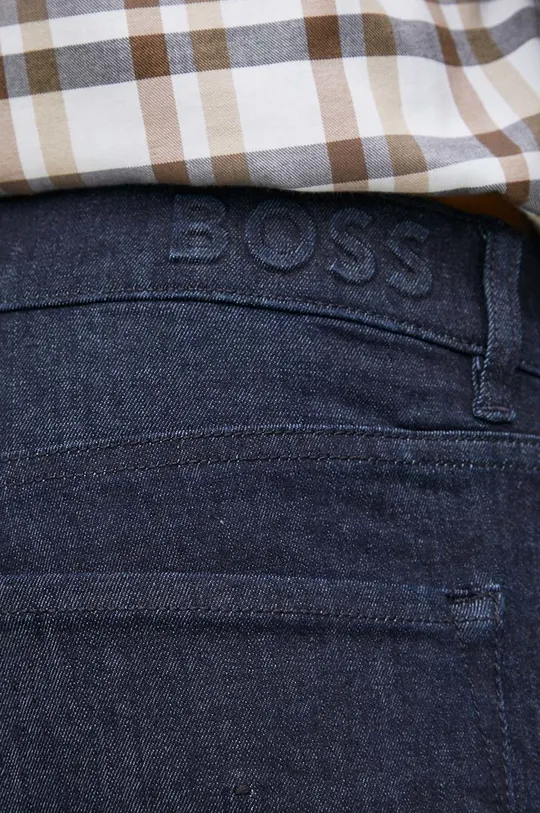 granatowy BOSS jeansy maine