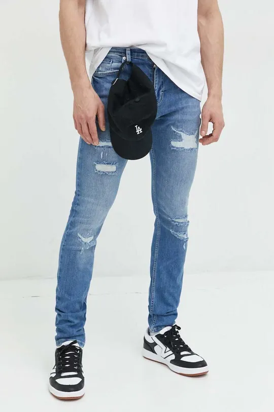 niebieski Karl Lagerfeld Jeans jeansy Męski