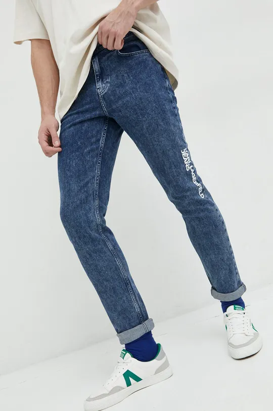 Rifle Karl Lagerfeld Jeans modrá