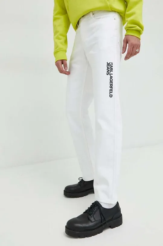 bela Kavbojke Karl Lagerfeld Jeans Moški