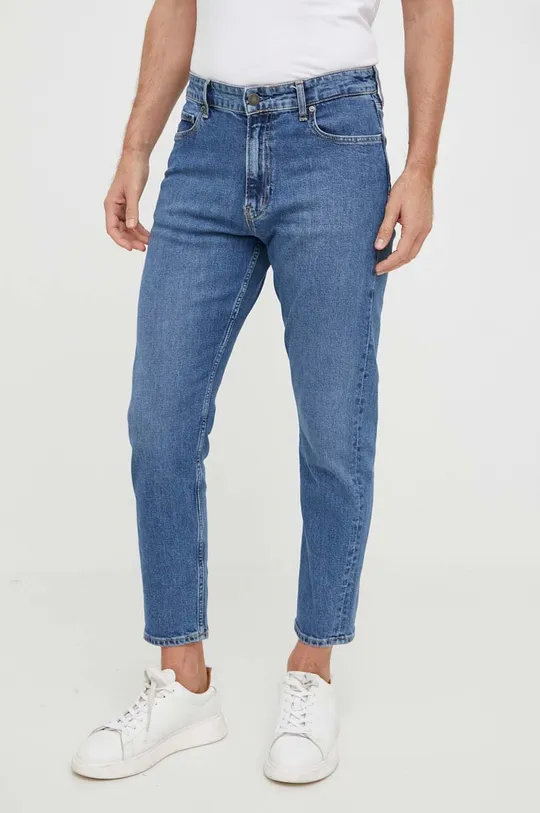 niebieski Calvin Klein jeansy Męski