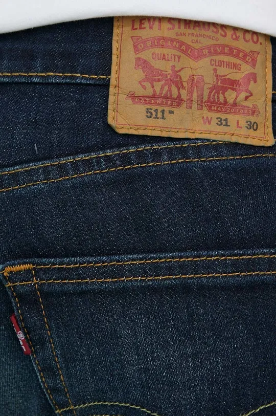 granatowy Levi's jeansy 511