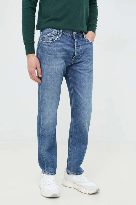 niebieski Pepe Jeans jeansy Byron Męski