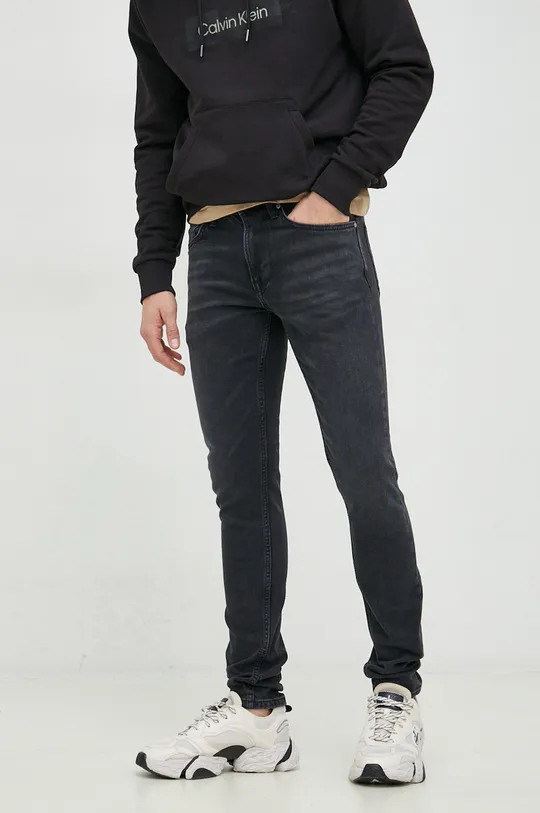 μαύρο Τζιν παντελόνι Pepe Jeans Finsbury Ανδρικά