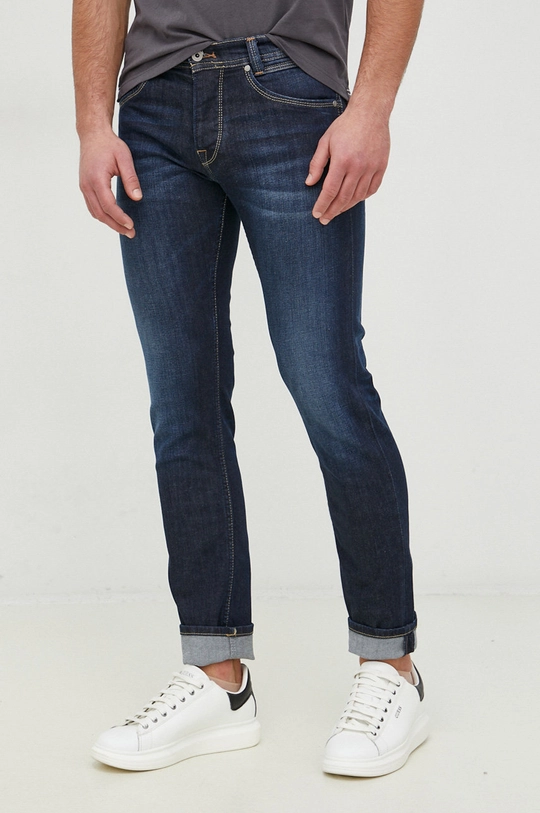 granatowy Pepe Jeans jeansy Spike Męski