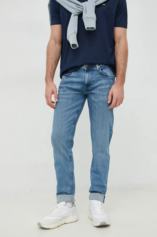 niebieski Pepe Jeans jeansy Hatch Męski