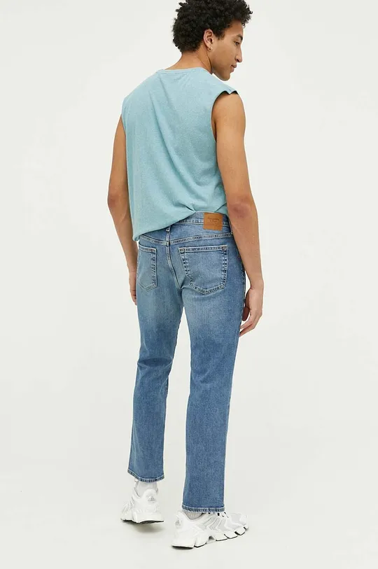 Odzież Abercrombie & Fitch jeansy Athletic Straight KI131.3051.278 niebieski