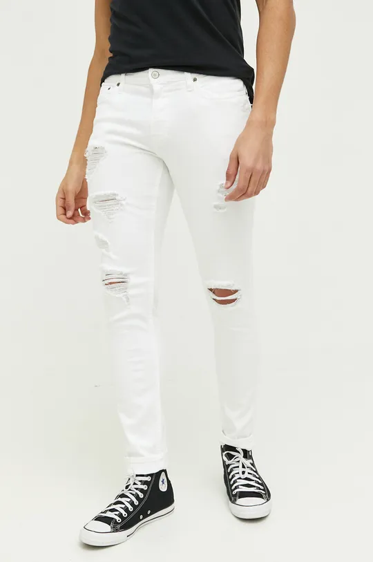 biały Hollister Co. jeansy Męski