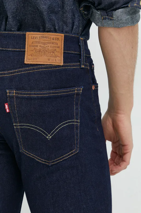 granatowy Levi's jeansy 511 Slim
