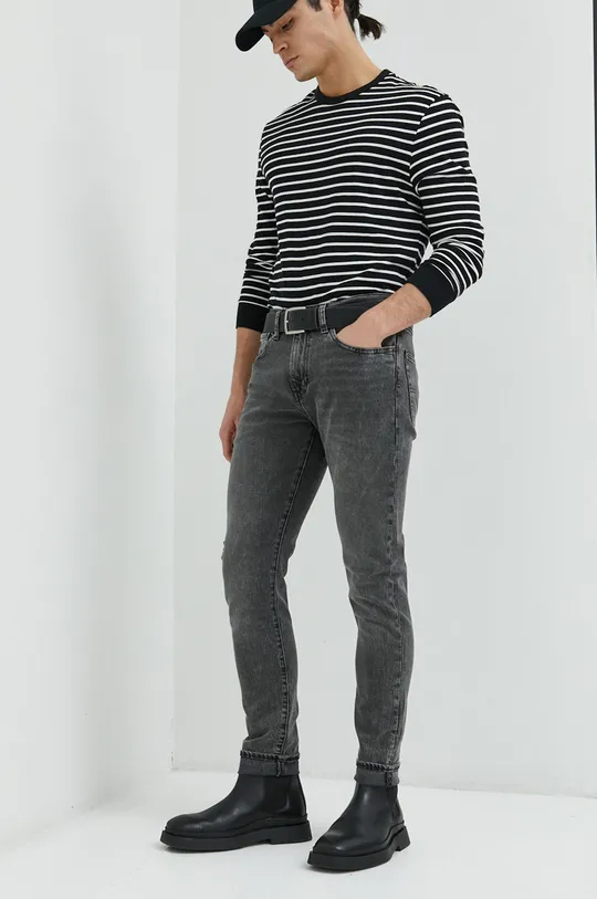 γκρί Τζιν παντελόνι Levi's 512 Slim Taper Ανδρικά