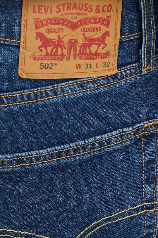 granatowy Levi's jeansy 502 Taper
