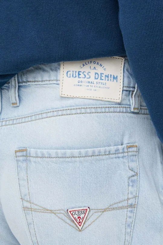 niebieski Guess jeansy Drake