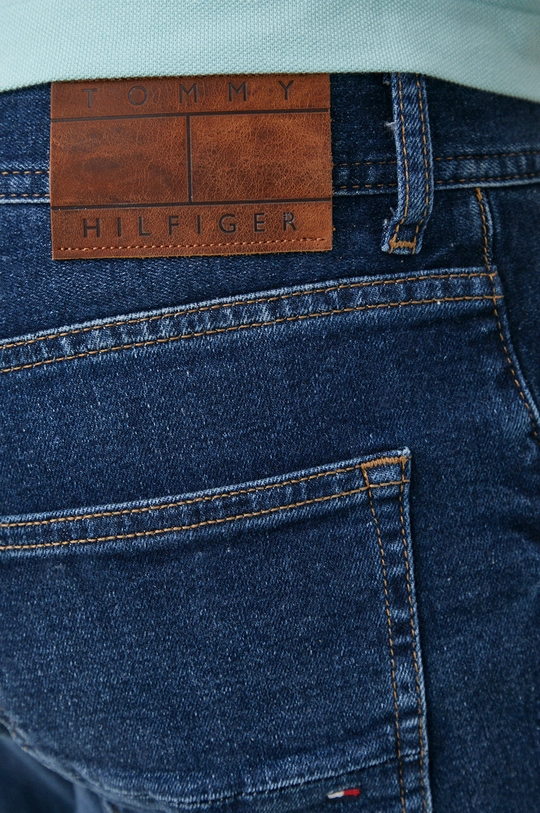 granatowy Tommy Hilfiger jeansy Mercer