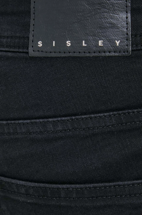 czarny Sisley jeansy