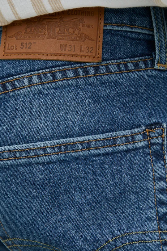 niebieski Levi's jeansy 512
