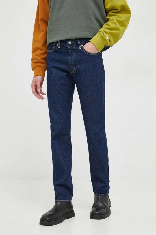 Levi's jeansy 501 granatowy