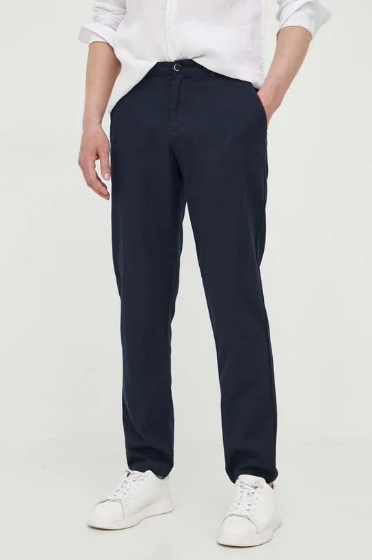blu navy Sisley pantaloni in cotone Uomo